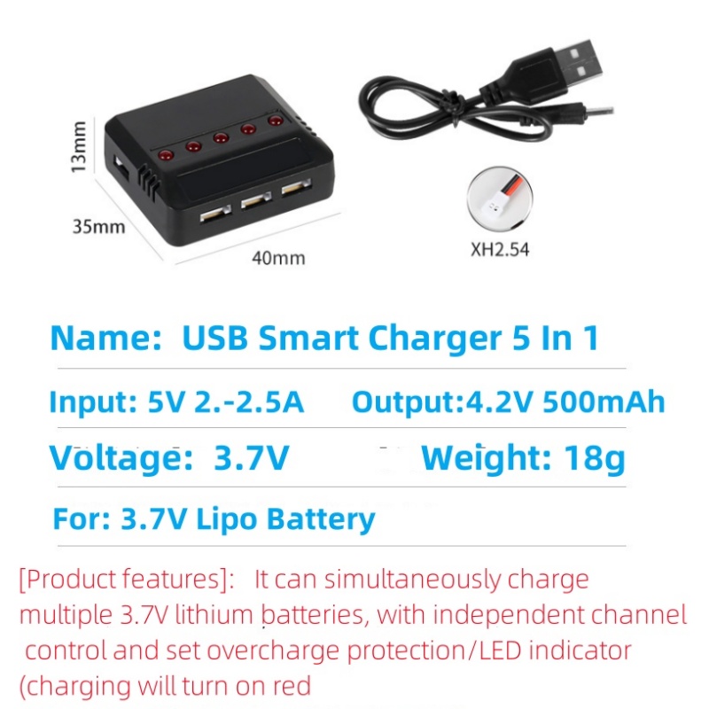 Syma X5HW X5HC X5C X5SW 3,7 В  – обзор и цена Drone Battery Adapter