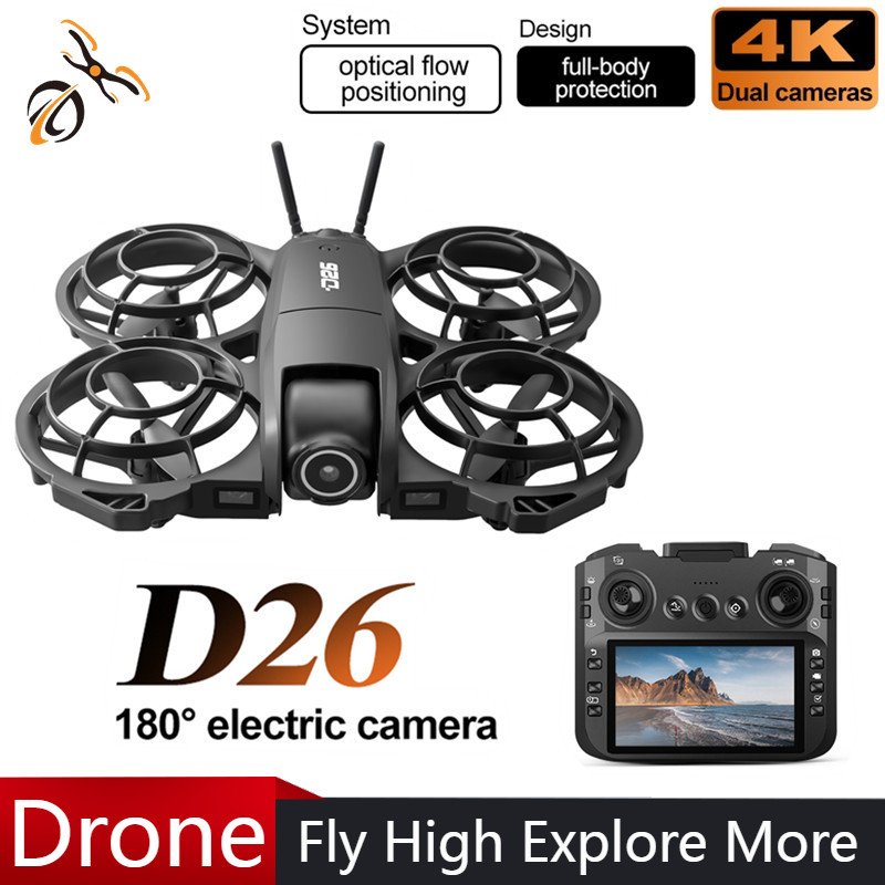 Дрон D26 4K Aerial HD 180 °    – обзор и цена Drone Controller Screen