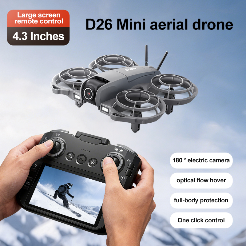 Дрон D26 4K Aerial HD 180 °    – обзор и цена Drone Controller Screen