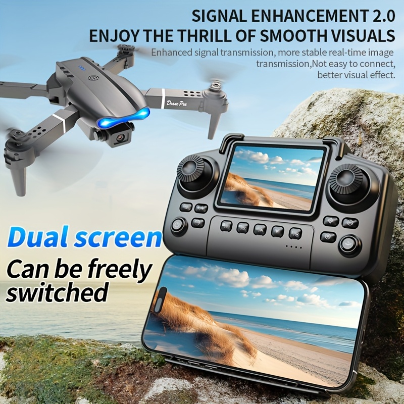 Обновленный дрон E99PRO MAX 20 – обзор и цена Drone Controller Screen